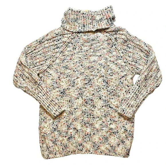 NWT Moon & Madison Confetti Cable Knit Turtleneck Sweater - Picture 4 of 4